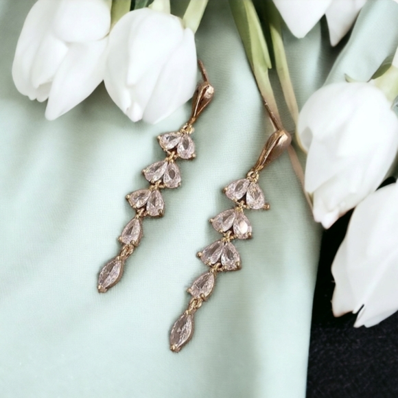 Leaf Drop Earrings - Picture 15 of 15